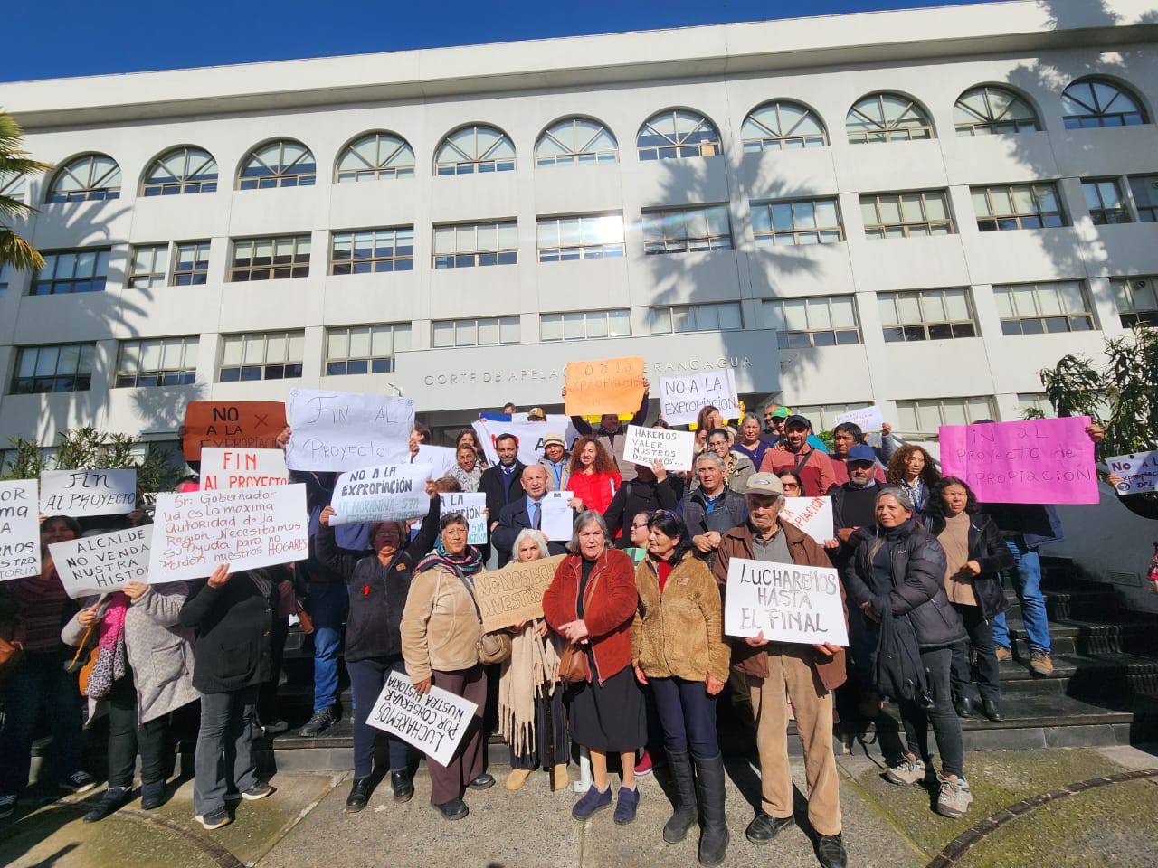 CORTE DE APELACIONES DE RANCAGUA CONCEDE ORDEN DE NO INNOVAR Y PARALIZA EXPROPIACIÓN A VECINOS DE TUNICHE SANTA CRISTINA Y LA MORANINA 1
