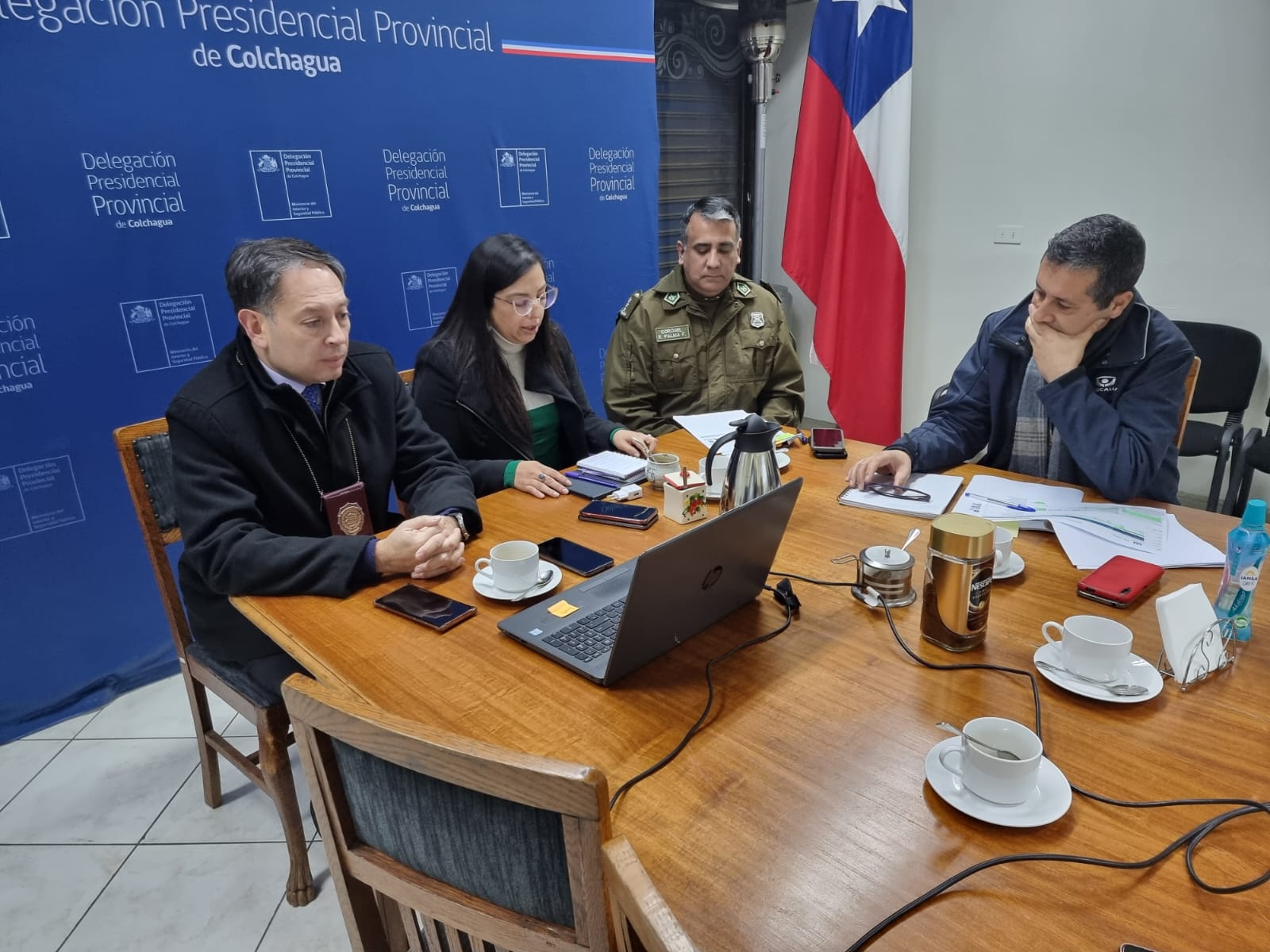 DELEGACIÓN PRESIDENCIAL REALIZÓ REUNIÓN PARA ABORDAR PROBLEMAS DE SEGURIDAD PÚBLICA DEL SECTOR NORPONIENTE DE SAN FERNANDO 2