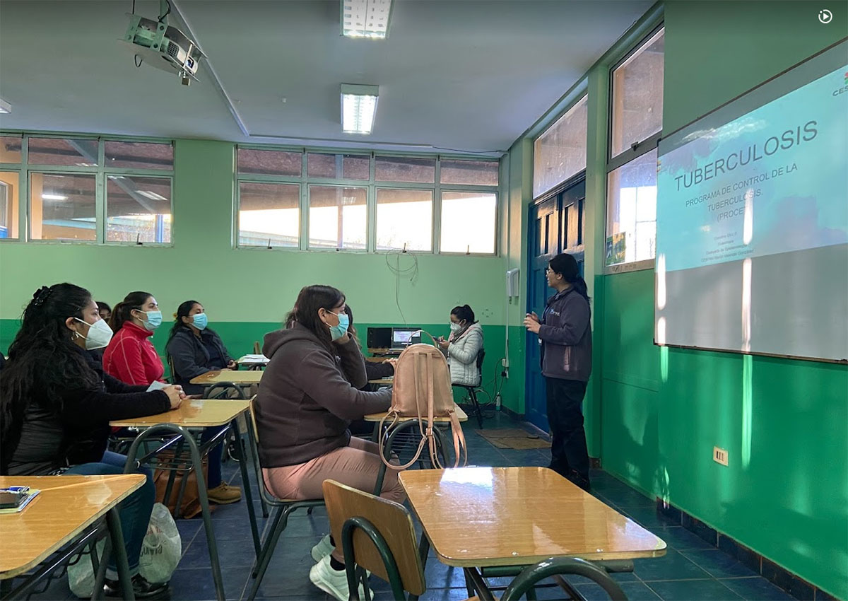 SEREMI DE SALUD TRABAJA EN CONTENCIÓN DE CASOS DE TUBERCULOSIS