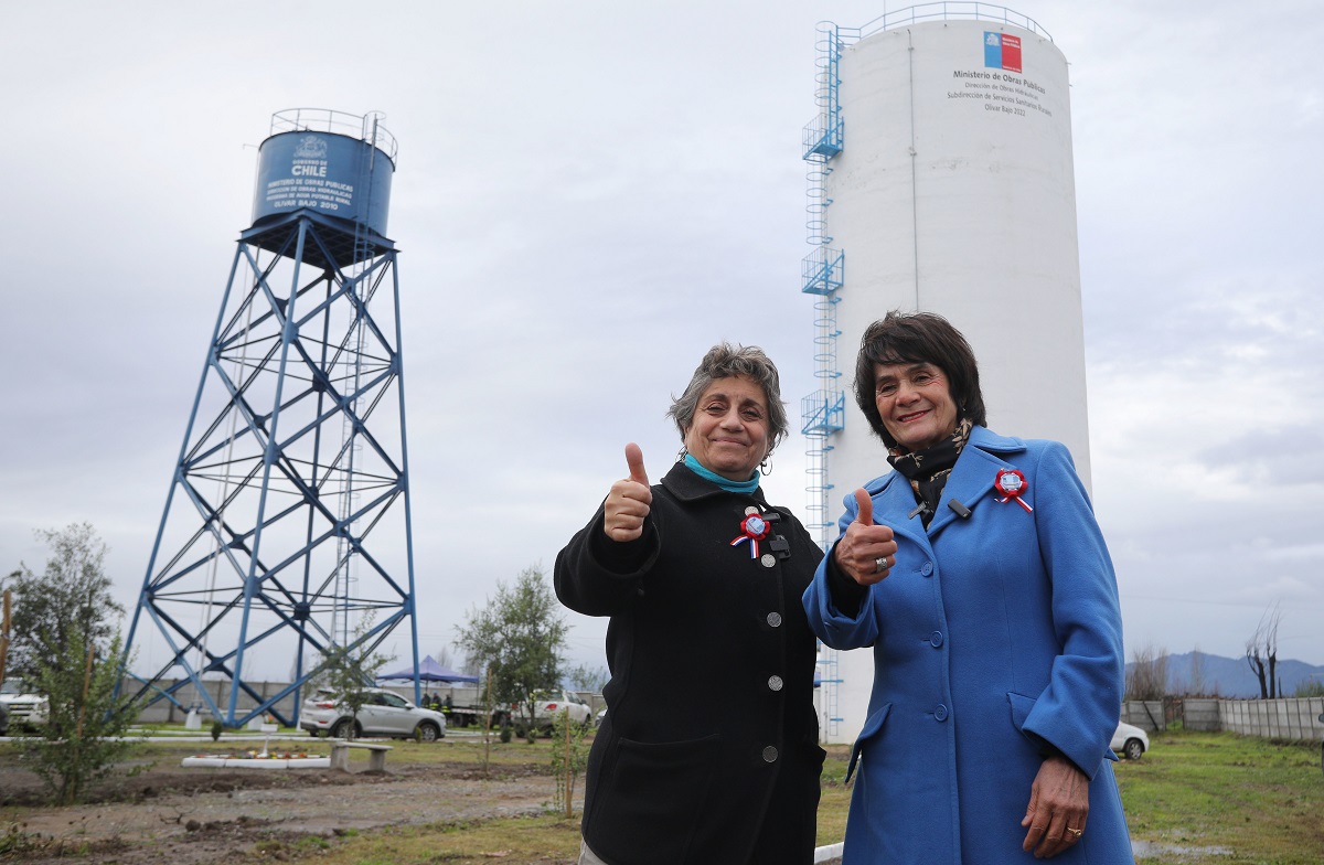 MINISTRA DE OBRAS PÚBLICAS JESSICA LÓPEZ INAUGURÓ MEJORAMIENTO DE SSR DE OLIVAR BAJO RINCÓN EL ABRA 1