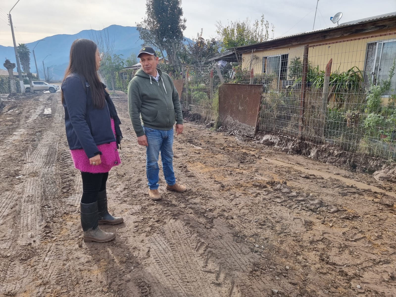 SISTEMA FRONTAL DELEGADA PRESIDENCIAL RECORRIÓ LUGARES MÁS AFECTADOS EN COLCHAGUA 1