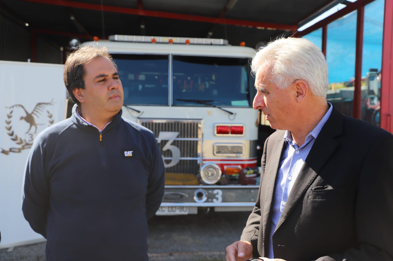 GOBERNADOR REGIONAL ANUNCIA AUMENTO DE RECURSOS PARA LA CONSTRUCCIÓN DEL CUARTEL DE LA 3ª COMPAÑÍA DE BOMBEROS DE MACHALÍ Bomba Nogales 3