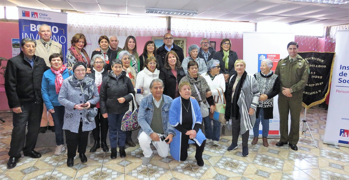 MÁS DE 42 MIL PERSONAS PENSIONADAS DE LA REGIÓN DE OHIGGINS SERÁN BENEFICIADAS CON EL BONO DE INVIERNO 2023