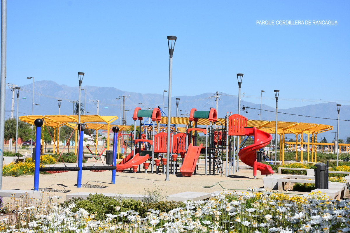 LA ESTRELLA Y RENGO SE SUMAN A PROGRAMA DE CONSERVACIÓN DE PARQUES URBANOS DEL MINVU Parque Cordillera de Rancagua 3