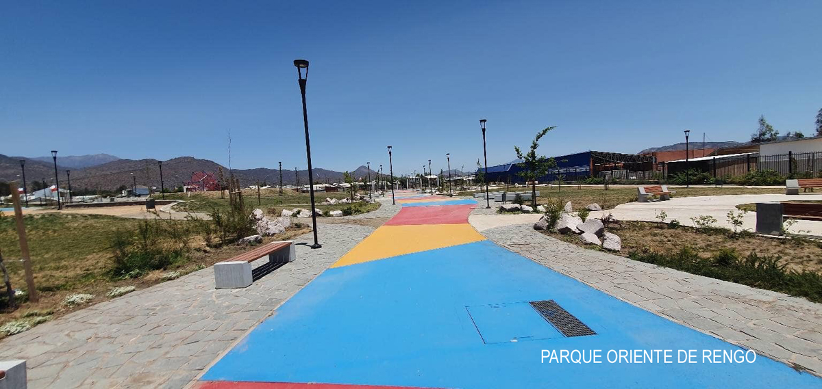 LA ESTRELLA Y RENGO SE SUMAN A PROGRAMA DE CONSERVACIÓN DE PARQUES URBANOS DEL MINVU Parque Oriente de Rengo