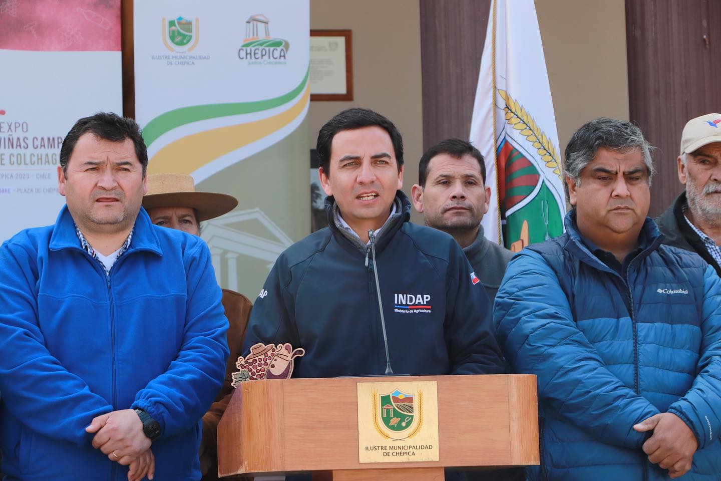 PEQUEÑOS PRODUCTORES PRESENTARÁN SUS MEJORES VINOS EN LA EXPO VIÑAS CAMPESINAS DE COLCHAGUA 2023 director regional de INDAP