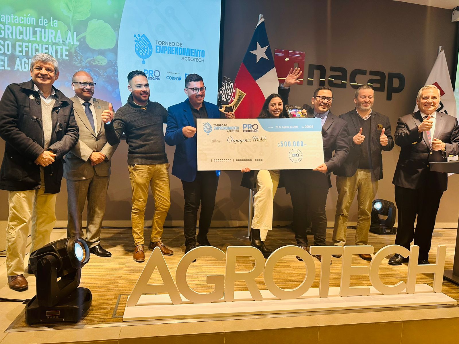 ESTUDIANTES EMPRENDEDORES DESARROLLAN PROYECTOS SOSTENIBLES EN TORNEO DE EMPRENDIMIENTO AGROTECH DE CORPORACIÓN PRO OHIGGINS Y CORFO 1