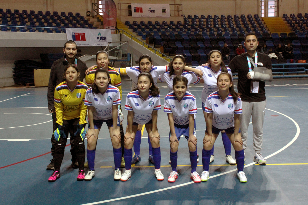 JUEGOS DEPORTIVOS ESCOLARES FUTSAL FEMENINO AYSÉN DERROTA A OHIGGINS EN EL COLISEO LA TORTUGA DE TALCAHUANO 2