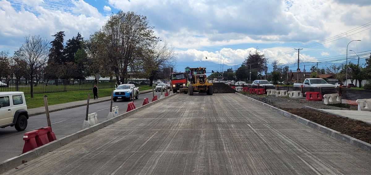 SE REINICIAN LAS OBRAS EN LA RUTA H 27 CARRETERA EL COBRE Foto 2