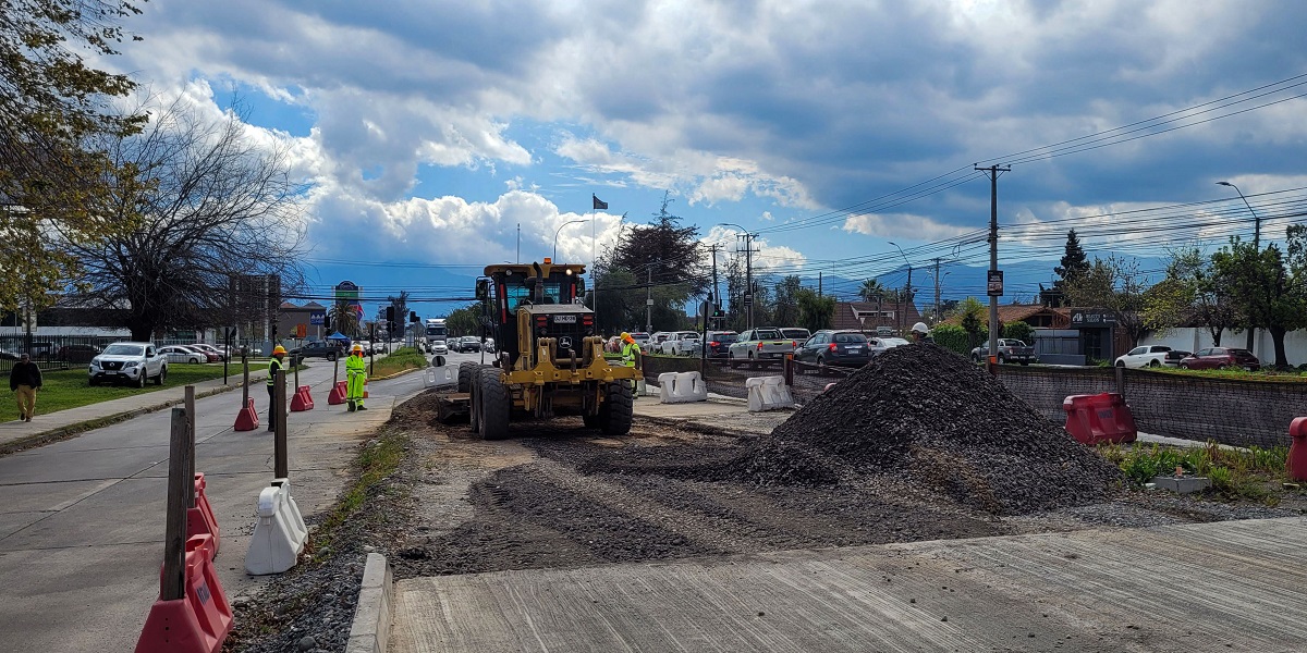 SE REINICIAN LAS OBRAS EN LA RUTA H 27 CARRETERA EL COBRE Foto 5