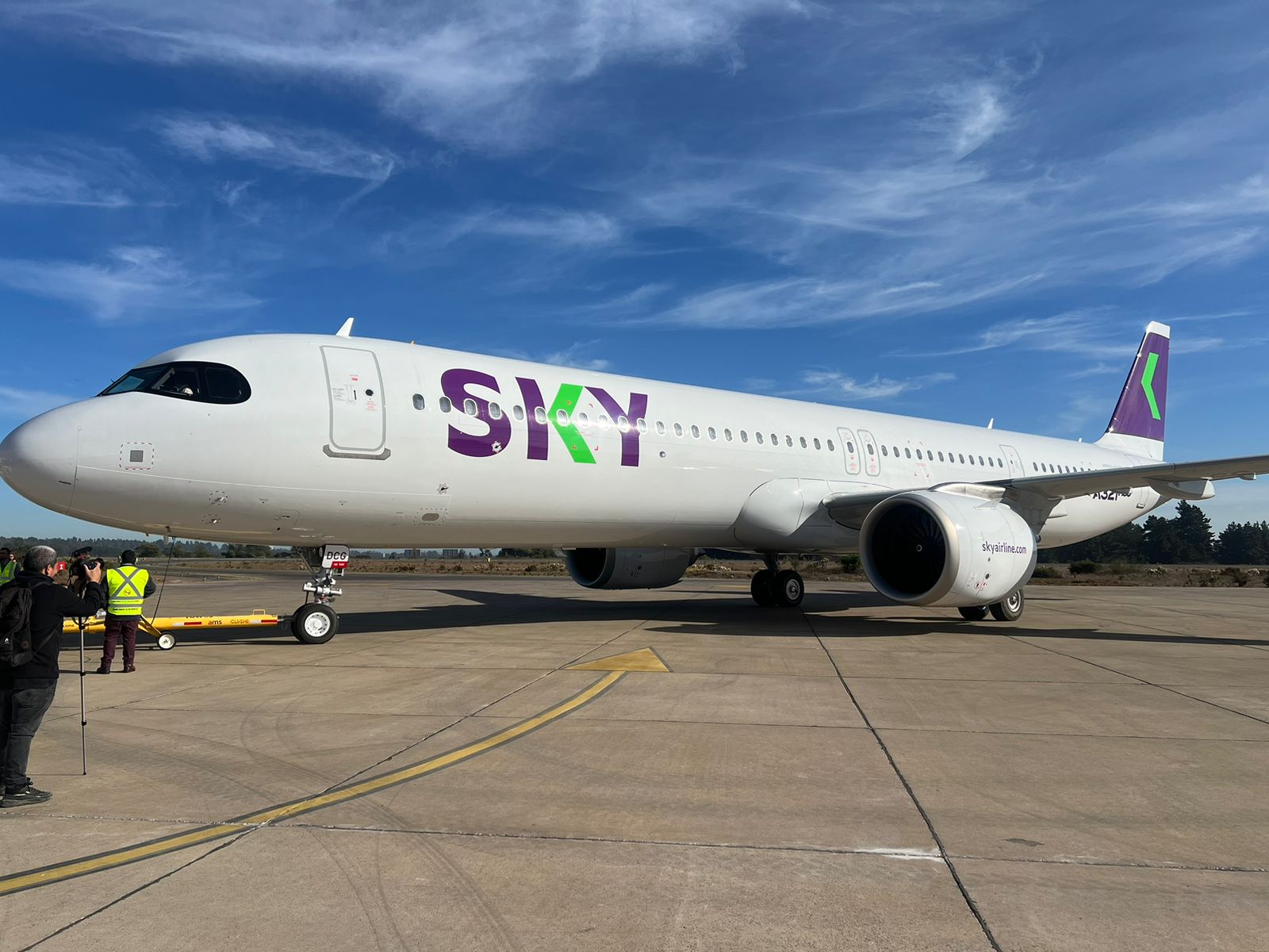 SKY ATERRIZÓ EN CONCÓN PARA CELEBRAR EL ANUNCIO DE UN NUEVO AEROPUERTO EN LA REGIÓN DE VALPARAÍSO