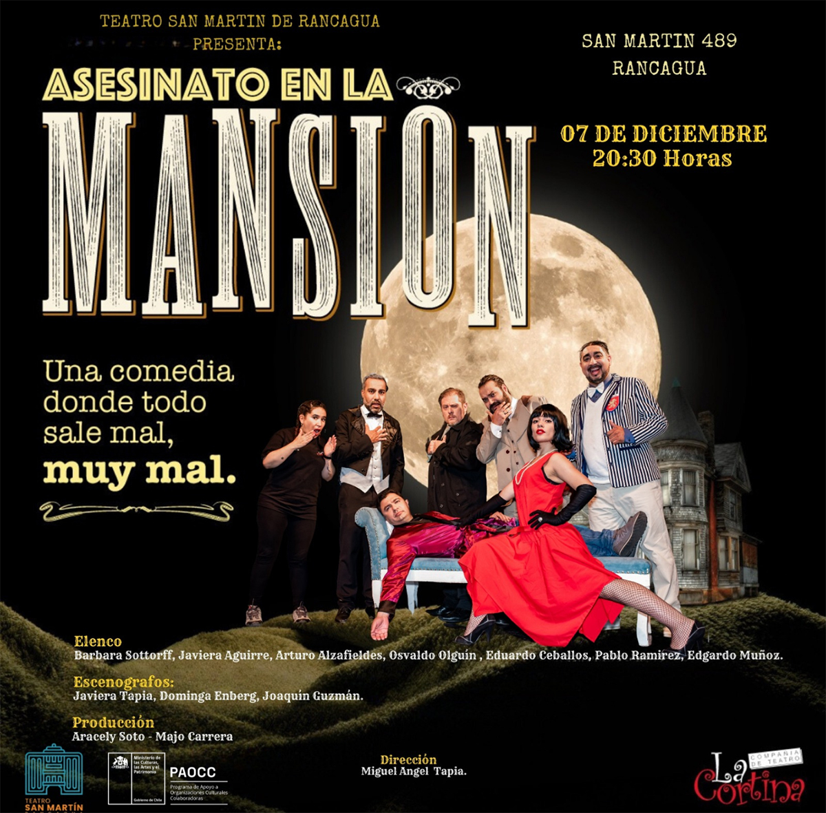 ASESINATO EN LA MANSIÓN PROMETE RISAS Y MISTERIO EN UNA EXPERIENCIA TEATRAL ÚNICA final