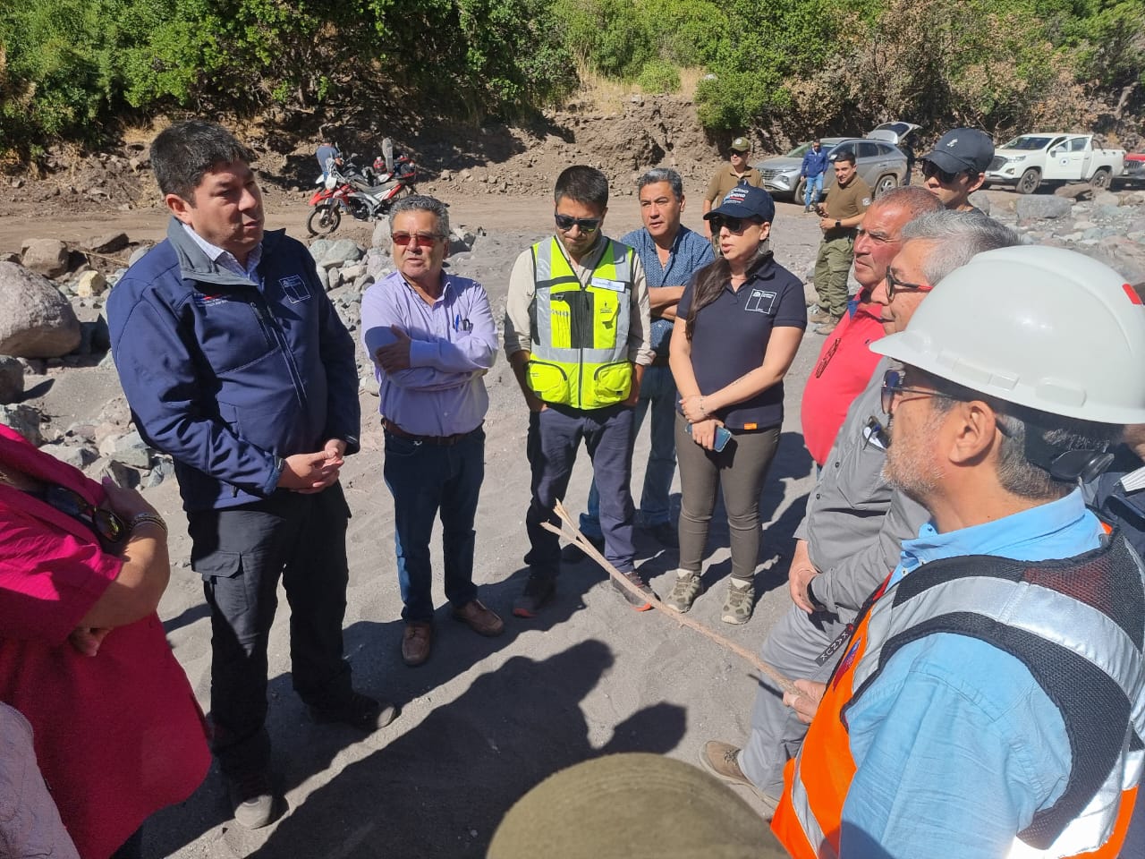 AUTORIDADES REVISARON EJECUCIÓN DE RECURSOS DE EMERGENCIA EN RUTA I 45 2