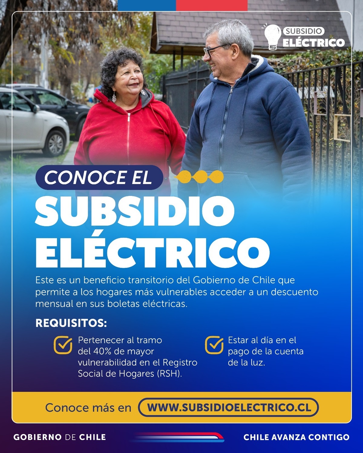 SUBSIDIO ELÉCTRICO CÓMO POSTULAR AL DESCUENTO EN CUENTAS DE ELECTRICIDAD PARA HOGARES VULNERABLES subelec1