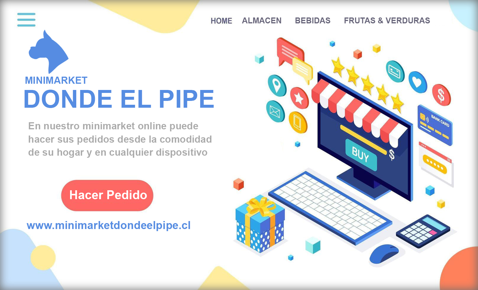 Imagen de referencia PROSPECTO DE WEB MINIMARKET DONDE EL PIPE