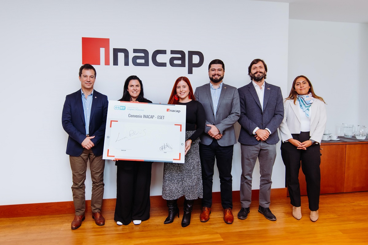 EQUIDAD DE GÉNERO INCLUSIÓN DE ADULTOS MAYORES Y ATRACCIÓN DE TALENTOS ESET E INACAP FIRMAN ALIANZA POR LA CIBERSEGURIDAD EN CHILE 2