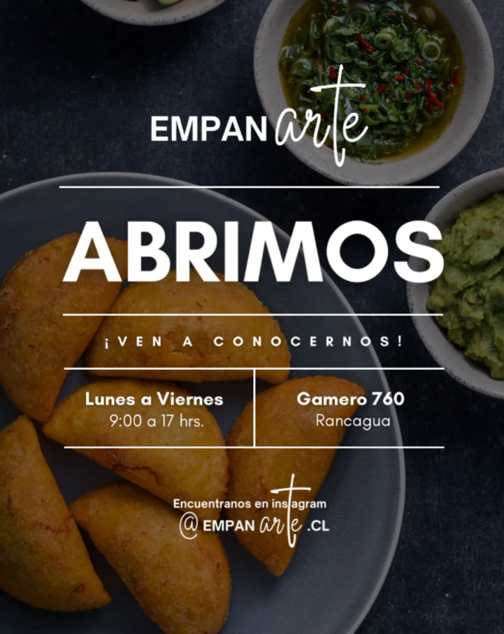EMPANARTE: EL NUEVO SABOR DE EMPANADAS PERSONALIZADAS Y SALUDABLES QUE ESTÁ ENCANTANDO A RANCAGUA