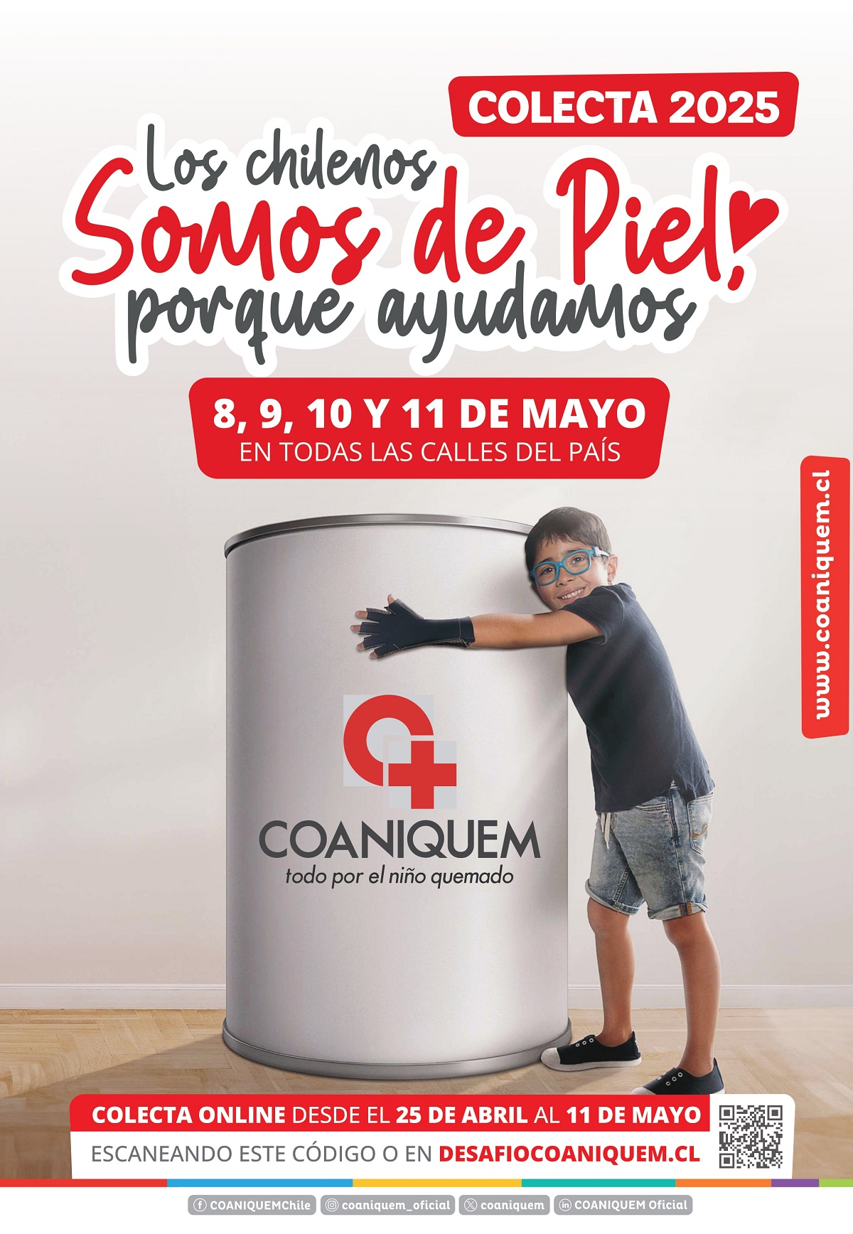 LOS CHILENOS SOMOS DE PIEL PORQUE AYUDAMOS COLECTA2025