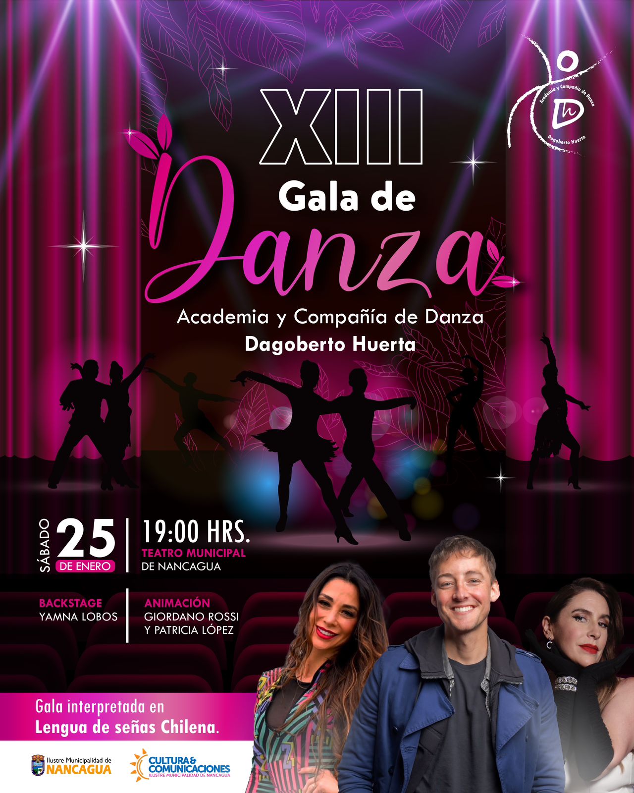NANCAGUA SE CONVIERTE EN EL EPICENTRO DE LA DANZA Y LA CULTURA ESTE 25 DE ENERO Afiche