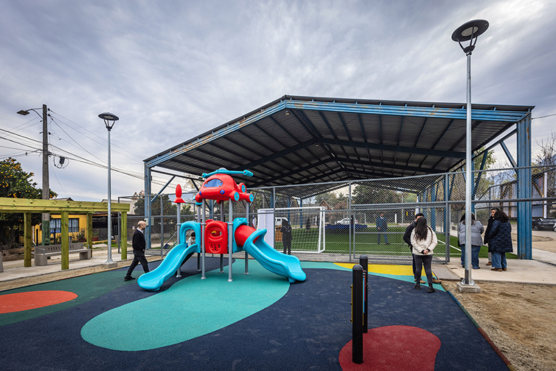 COMUNIDAD DE VILLA OHIGGINS DE DOÑIHUE INAUGURA RENOVADA MULTICANCHA 3