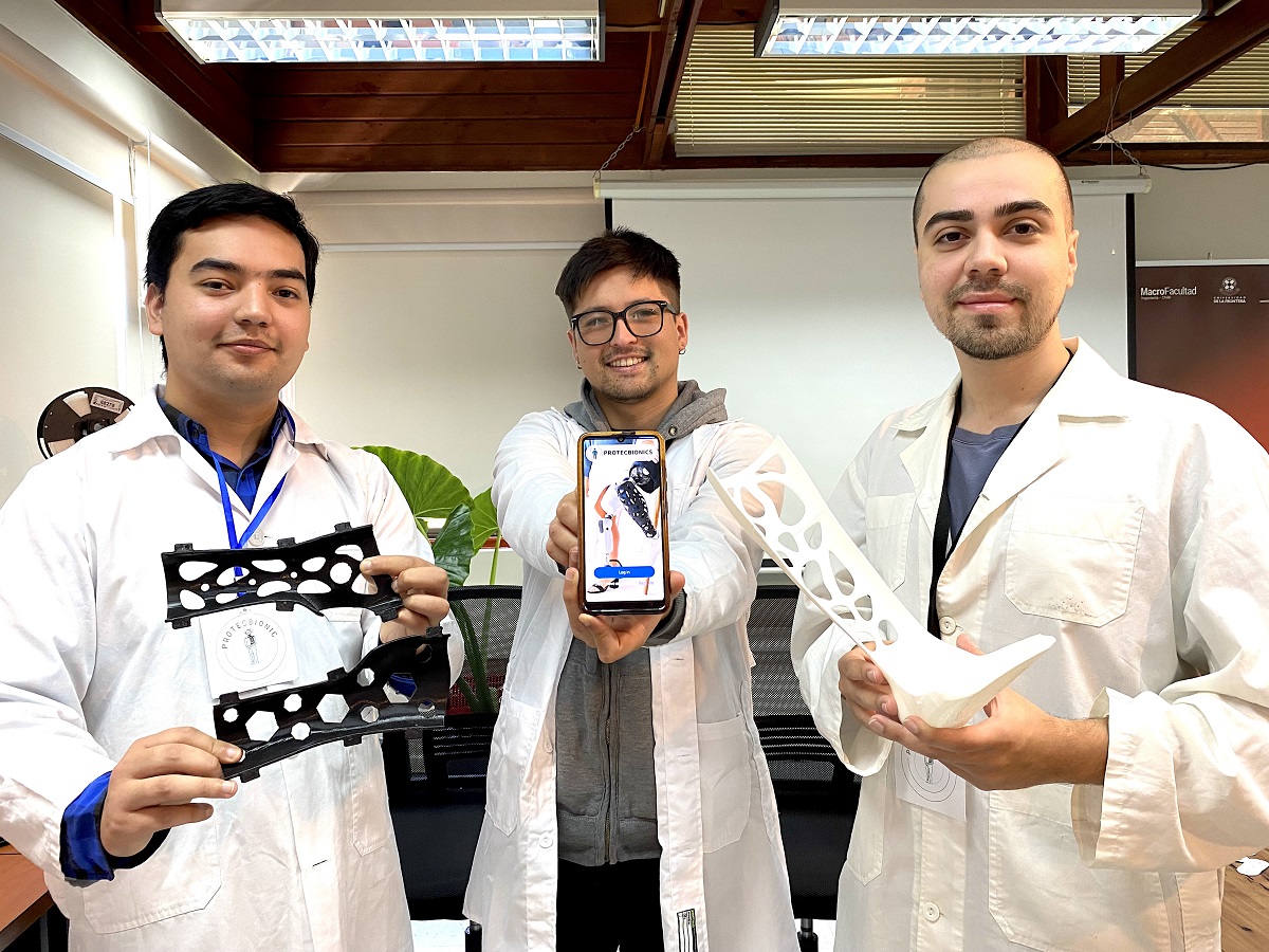 UNIVERSITARIOS CHILENOS DESARROLLAN APP QUE FACILITA EL ACCESO A PRÓTESIS BIÓNICAS PERSONALIZADAS