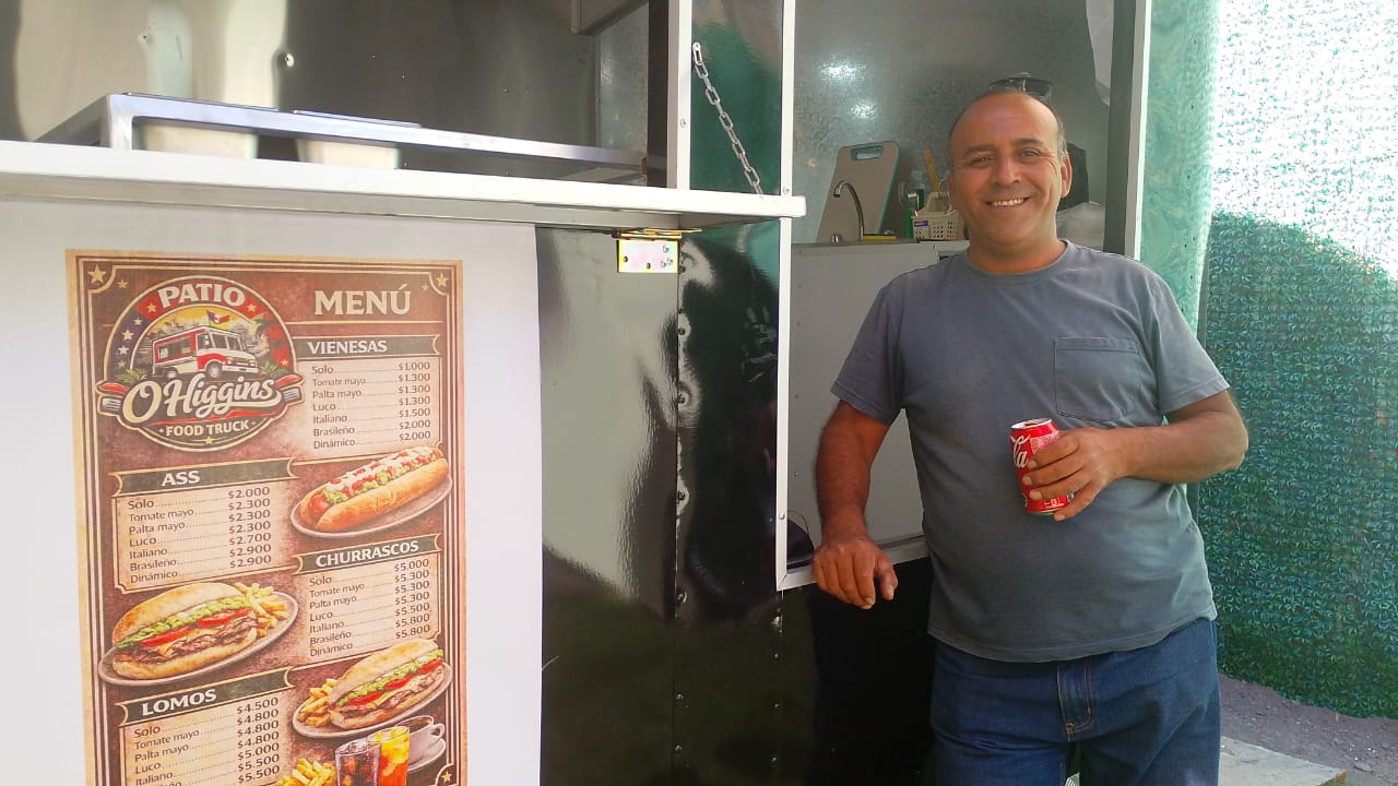 Menu y caballero patio